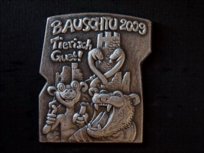 Plakette 2009 Silber