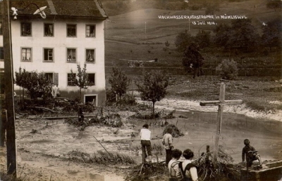 Mümliswil, Hochwasser 1914 (3498)